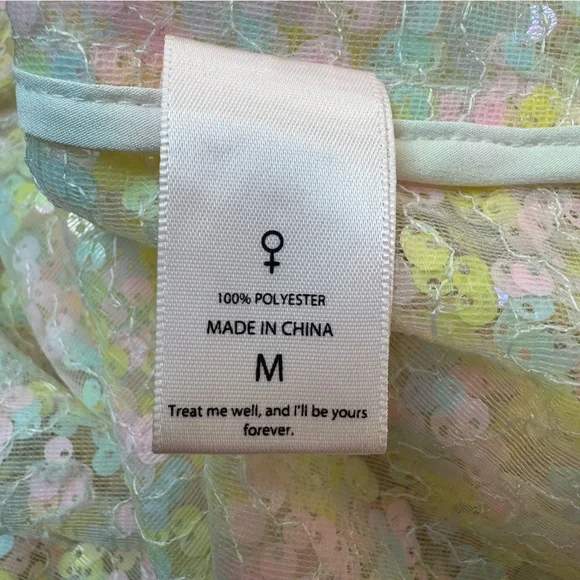 Selkie The Rainbow Sequin Puff Dress - Picture 14 of 16